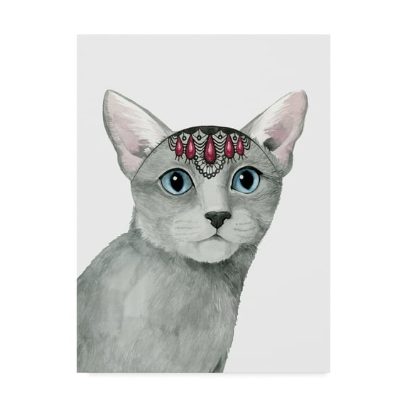 Trademark Fine Art 'Downton Cat I' Canvas Art by Grace Popp