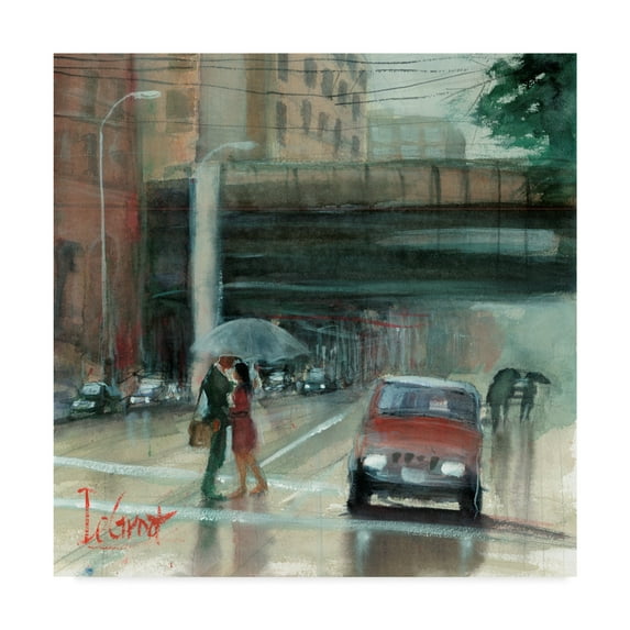 Trademark Fine Art 'Downtown Love' Canvas Art by Gregg Degroat