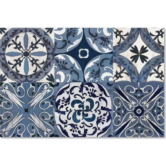 Trademark Fine Art "Downtown Oxford Coastlines" Canvas Art by Silvia Vassileva