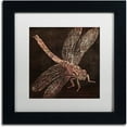 thumbnail image 1 of Trademark Fine Art "Dragonfly" Canvas Art by Color Bakery White Matte, Black Frame, 1 of 2