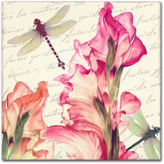 Trademark Fine Art "Dragonfly Morning I" Canvas Art by Color Bakery