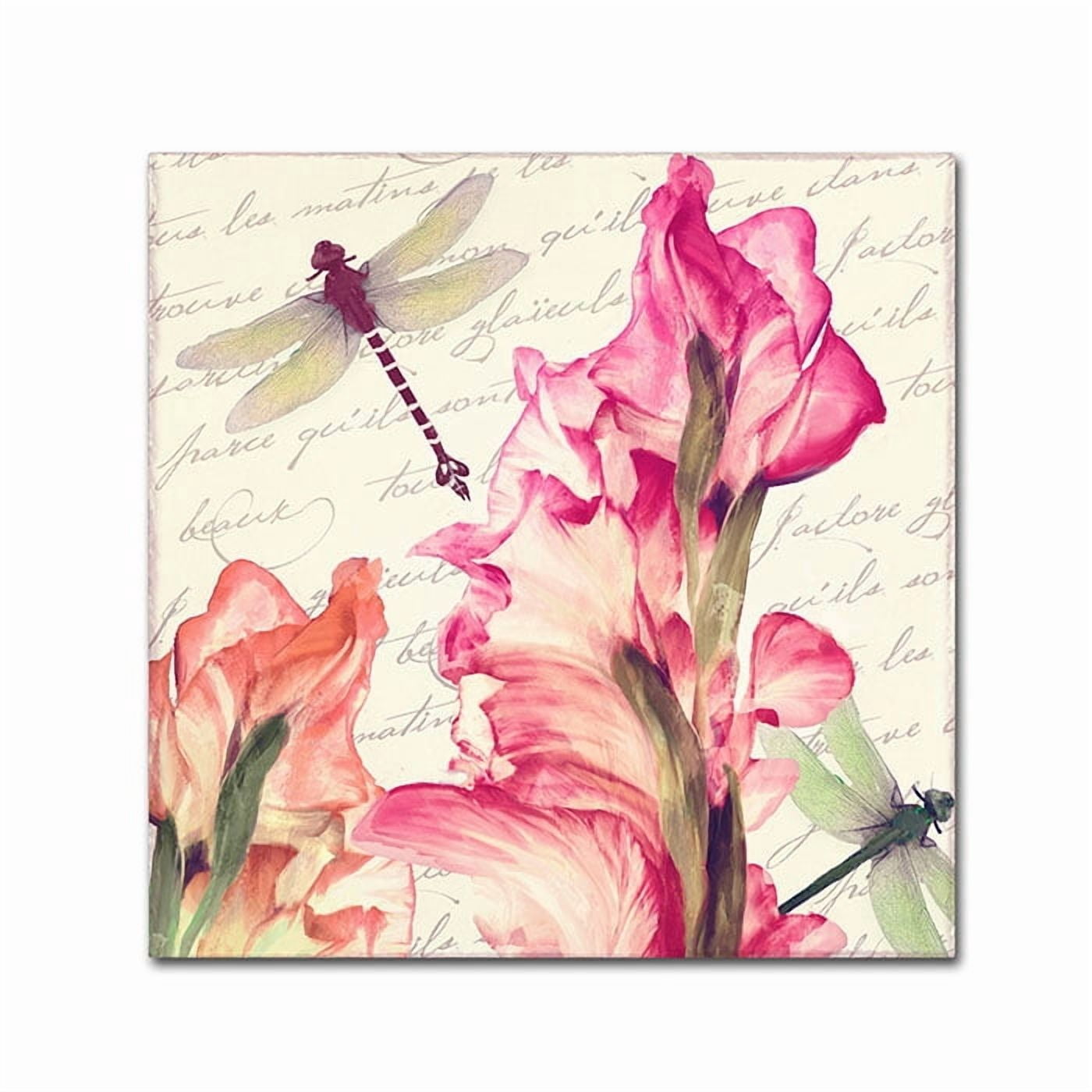 Trademark Fine Art "Dragonfly Morning I" Canvas Art by Color Bakery
