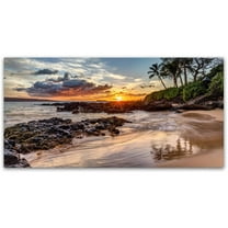 Trademark Fine Art 'Dramatic Hawaiian Sunset' Canvas Art by Pierre Leclerc