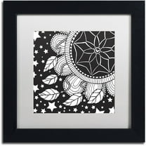 Trademark Fine Art "Dream Catcher" Canvas Art by Hello Angel, White Matte, Black Frame