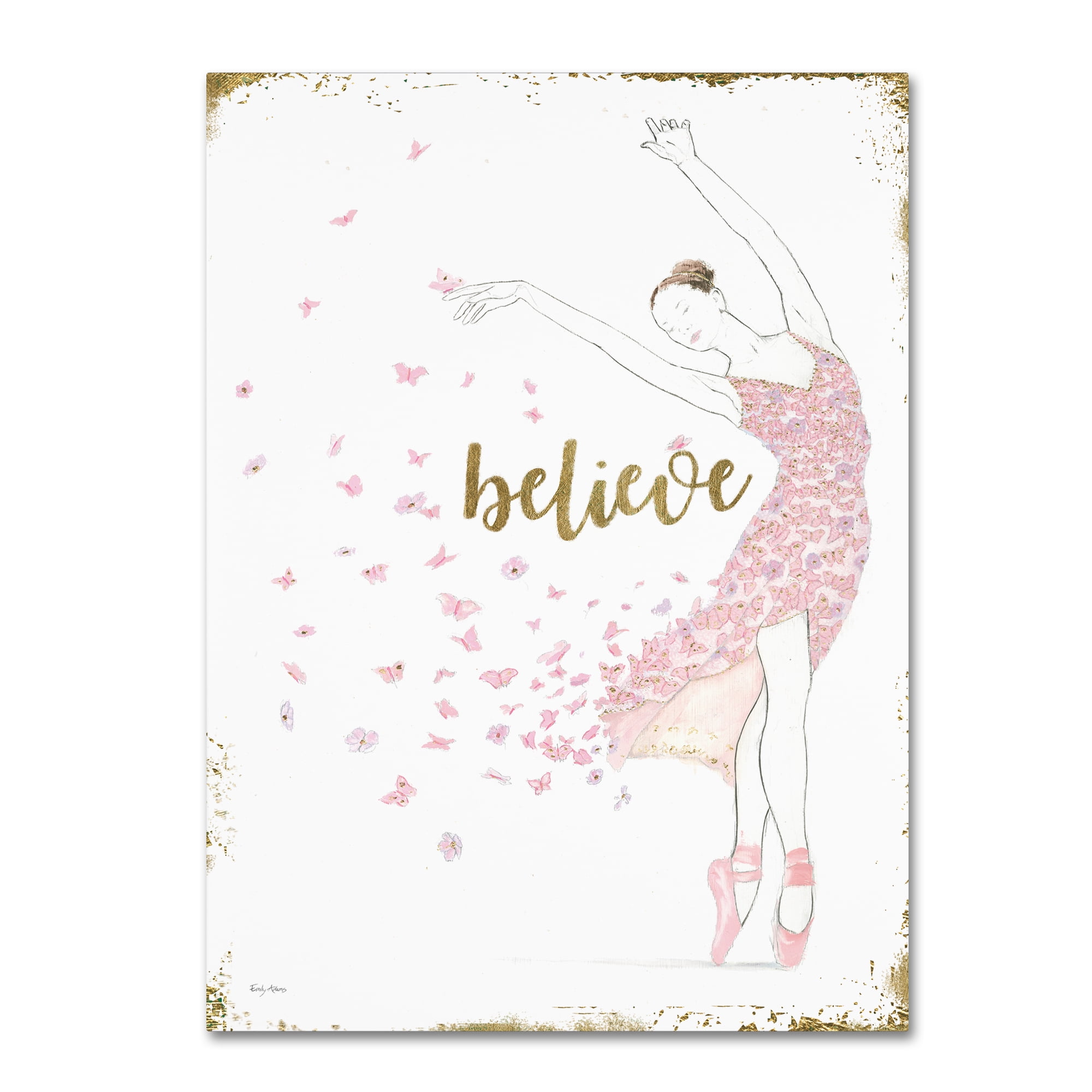 Trademark Fine Art 'Dream Dancer I' Canvas Art by Emily Adams