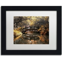 Trademark Fine Art "Dream Fall" Canvas Art by Philippe Hugonnard, White Matte, Black Frame