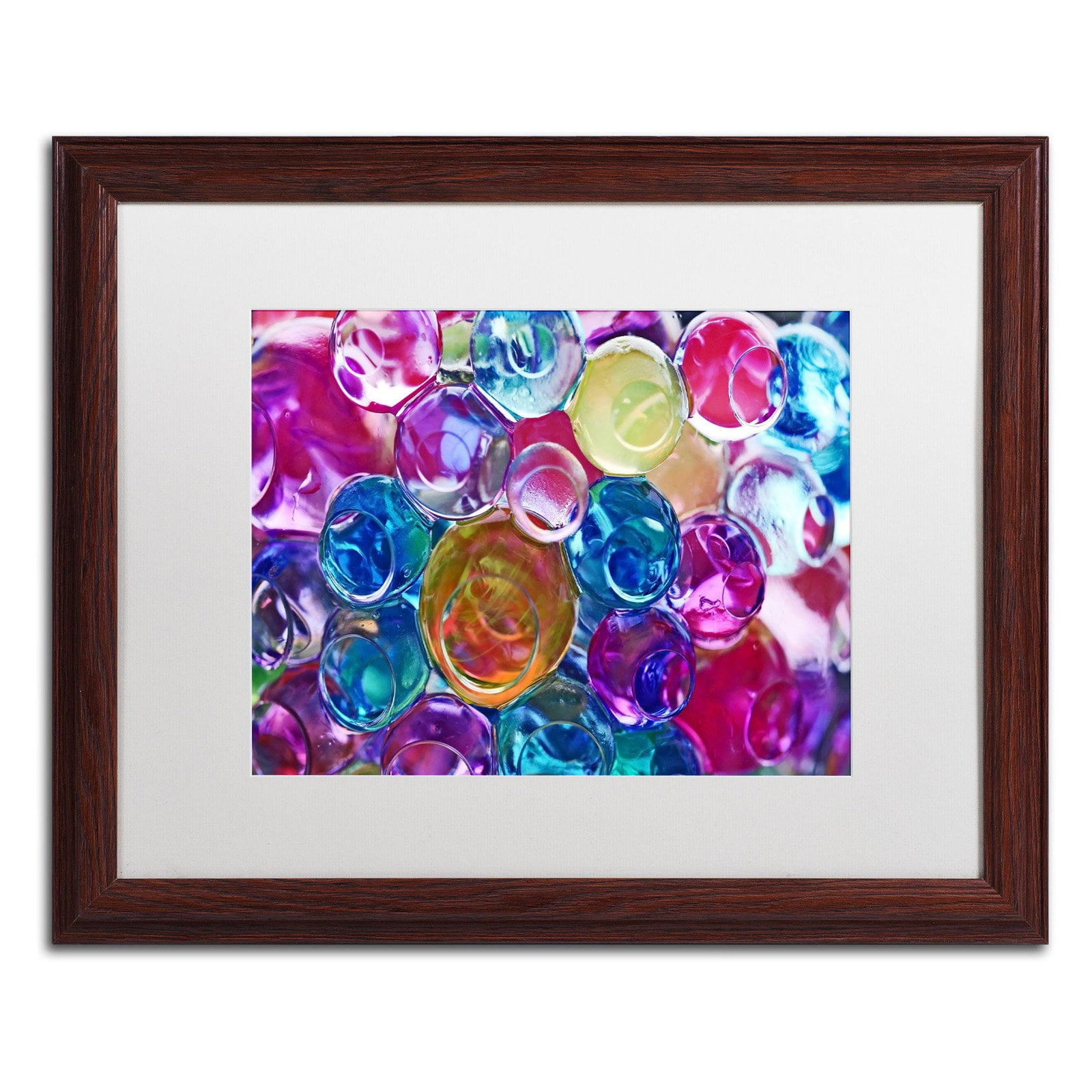 Trademark Fine Art "Dream in Colour" Canvas Art by Beata Czyzowska Young, White Matte, Wood Frame