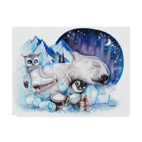 Trademark Fine Art 'Dreaming Of Winter' Canvas Art by Sheena Pike Art And Illustration