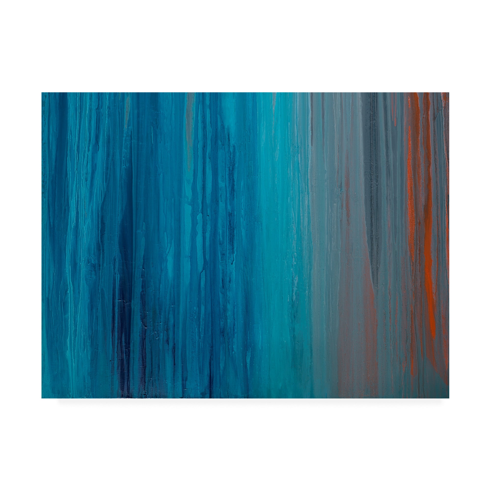 Trademark Fine Art 'Drenched in Teal II' Canvas Art by Teodora Guererra