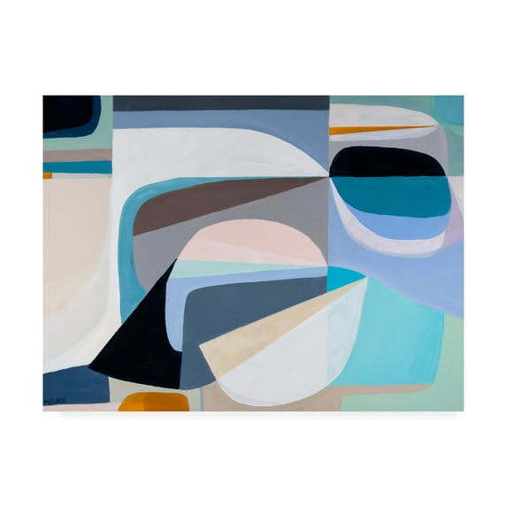 Trademark Fine Art 'Drift Geometric' Canvas Art by Marion Gries