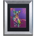 thumbnail image 1 of Trademark Fine Art "Drummer" Canvas Art by Dean Russo, Black Matte, Silver Frame, 1 of 1