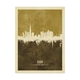 thumbnail image 1 of Trademark Fine Art 'Dubai UAE Skyline Brown' Canvas Art by Michael Tompsett, 1 of 3