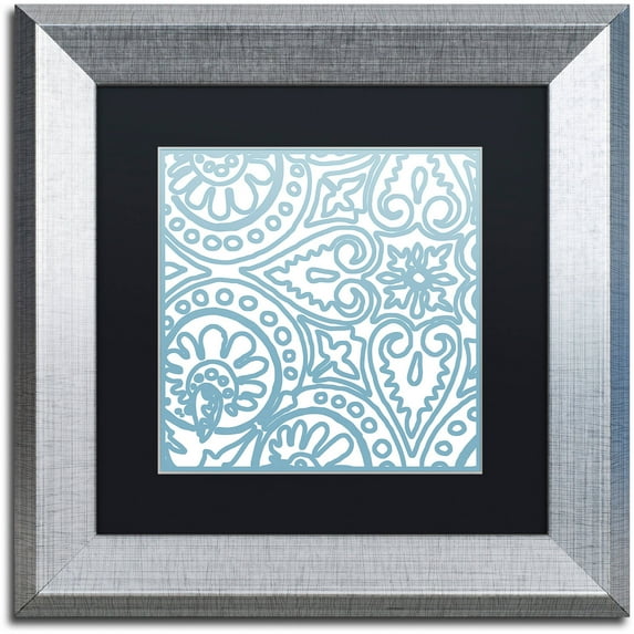 Trademark Fine Art "Dulce I" Canvas Art by Color Bakery Black Matte, Silver Frame