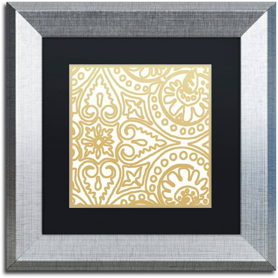 Trademark Fine Art "Dulce II" Canvas Art by Color Bakery Black Matte, Silver Frame