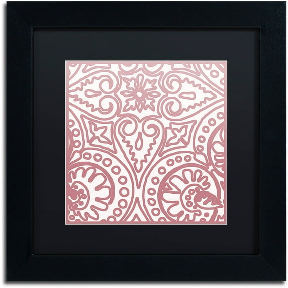 Trademark Fine Art "Dulce III" Canvas Art by Color Bakery Black Matte, Black Frame