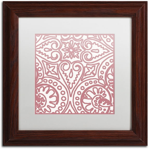 Trademark Fine Art "Dulce III" Canvas Art by Color Bakery White Matte, Wood Frame