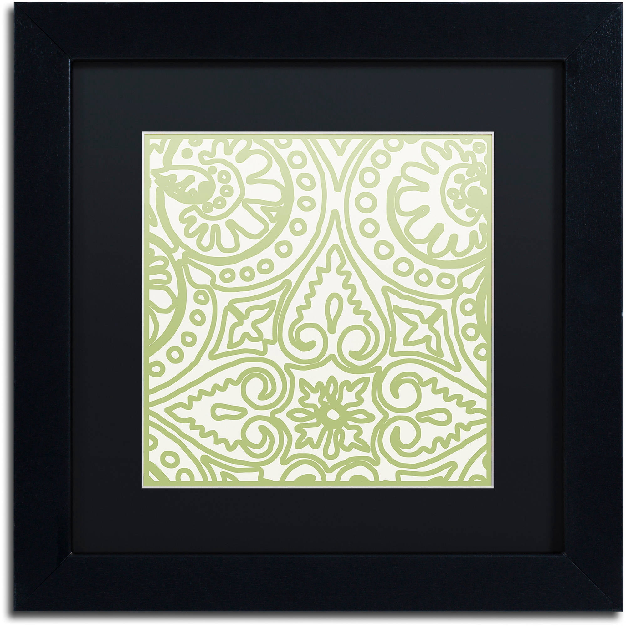 Trademark Fine Art "Dulce IV" Canvas Art by Color Bakery Black Matte, Black Frame