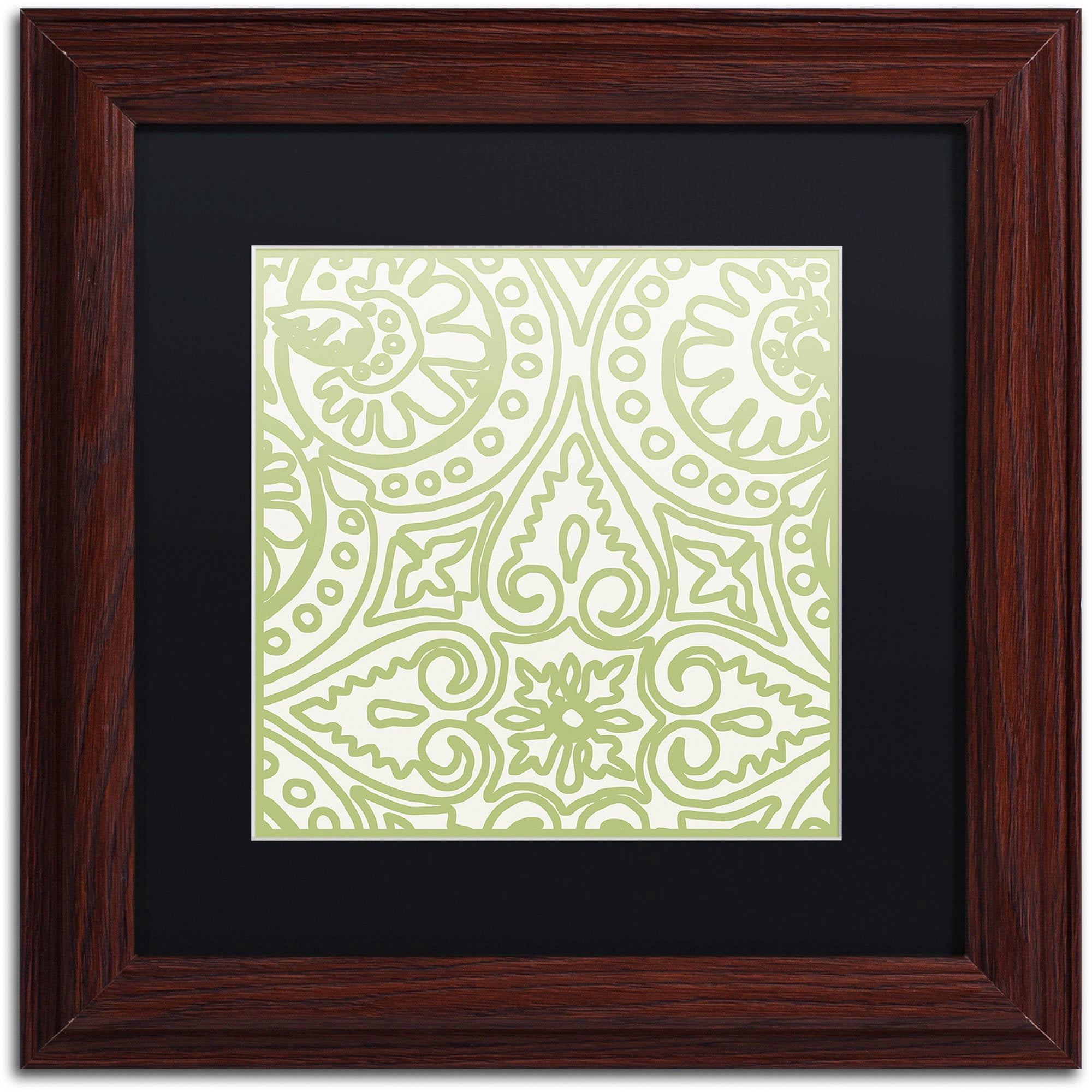 Trademark Fine Art "Dulce IV" Canvas Art by Color Bakery Black Matte, Wood Frame