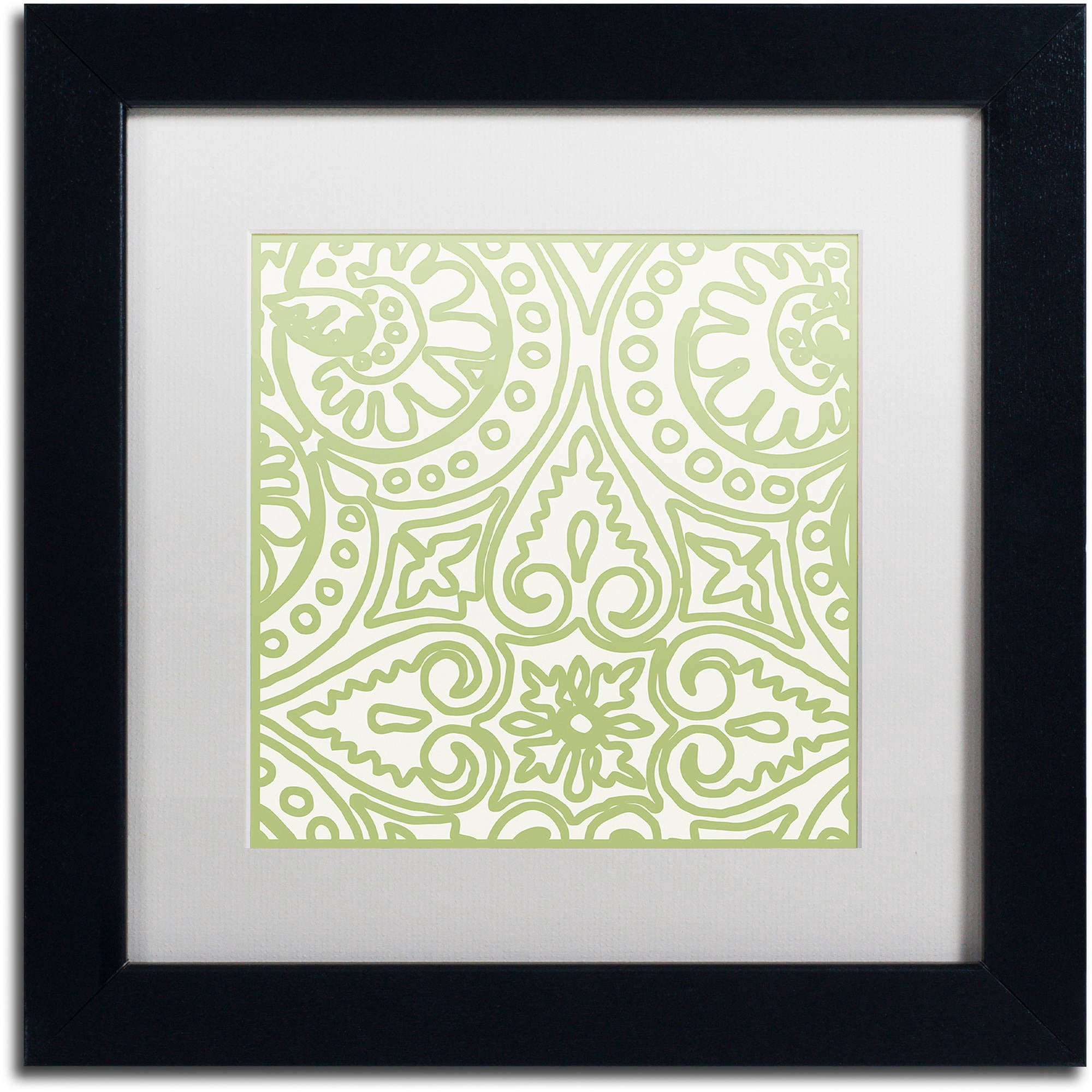 Trademark Fine Art "Dulce IV" Canvas Art by Color Bakery White Matte, Black Frame