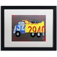 thumbnail image 1 of Trademark Fine Art 'Dump Truck' Canvas Art by Design Turnpike, White Matte, Black Frame, 1 of 4