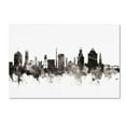 thumbnail image 1 of Trademark Fine Art 'Durham North Carolina Skyline III' Canvas Art by Michael Tompsett, 1 of 3