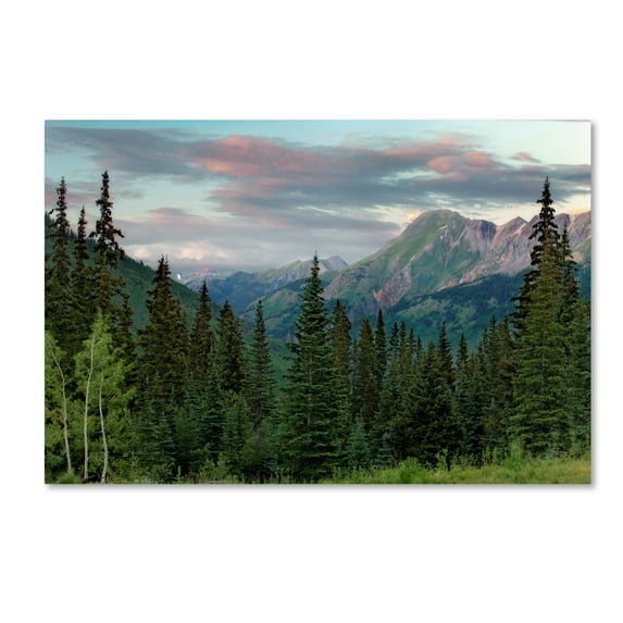 Trademark Fine Art 'Dusk Near Ouray' Canvas Art by Mike Jones Photo