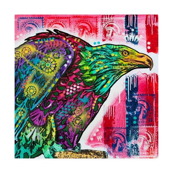 Trademark Fine Art 'Eagle Colorful' Canvas Art by Dean Russo