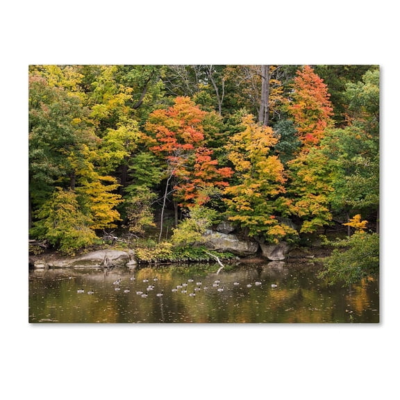 Trademark Fine Art "Early Fall" Canvas Art by Kurt Shaffer