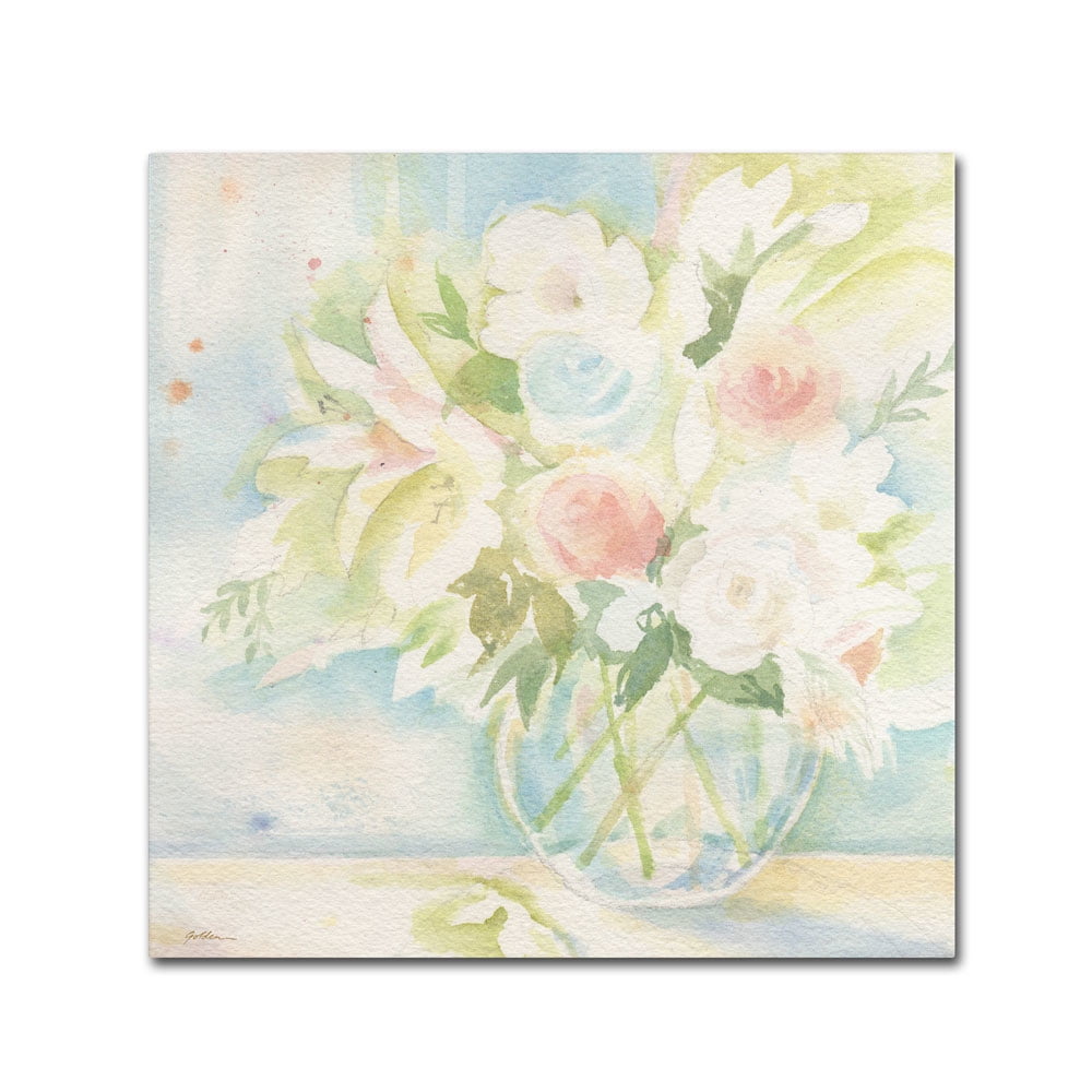 Trademark Fine Art "Early June Bouquet" Canvas Art by Sheila Golden