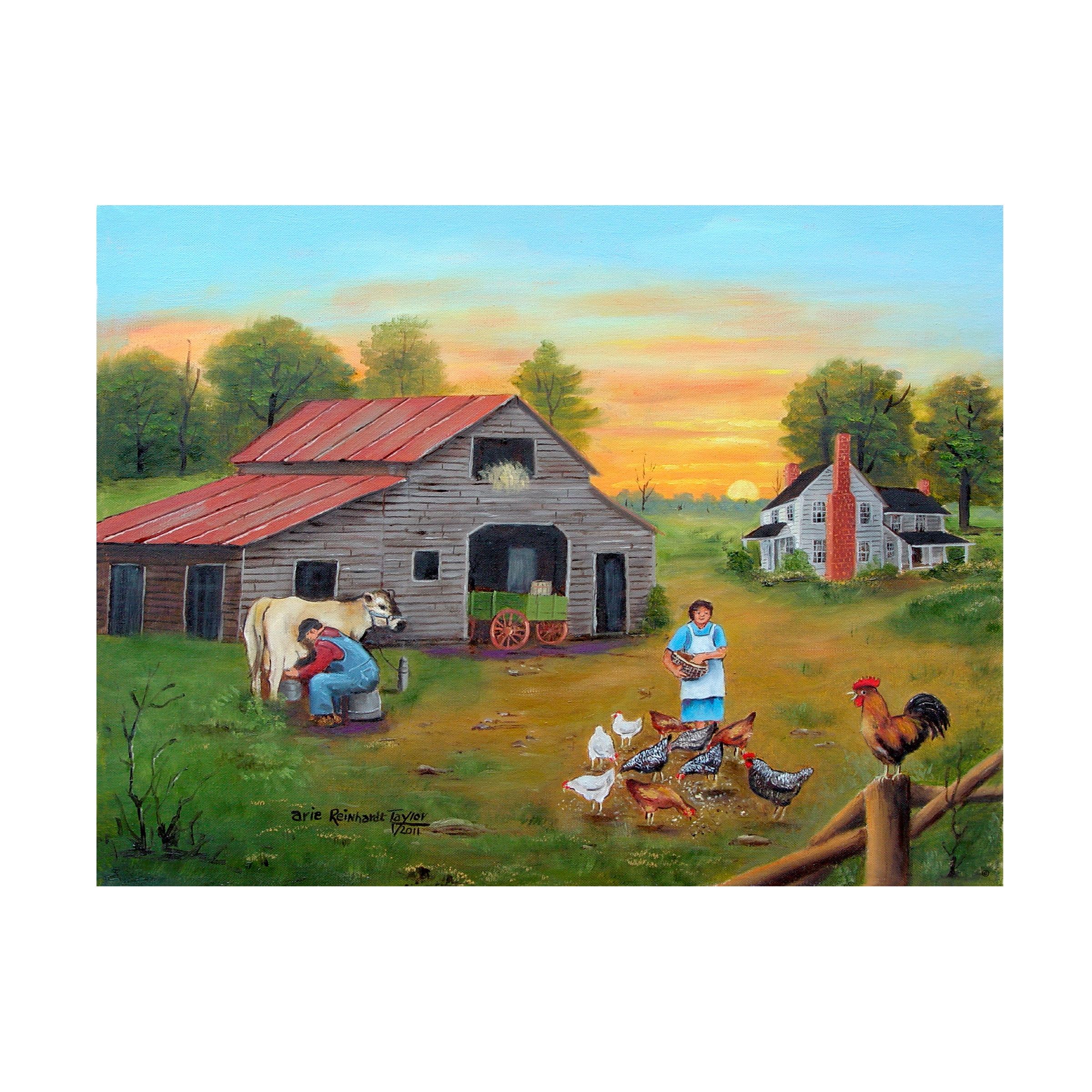 Trademark Fine Art 'Early Morning' Canvas Art by Arie Reinhardt Taylor