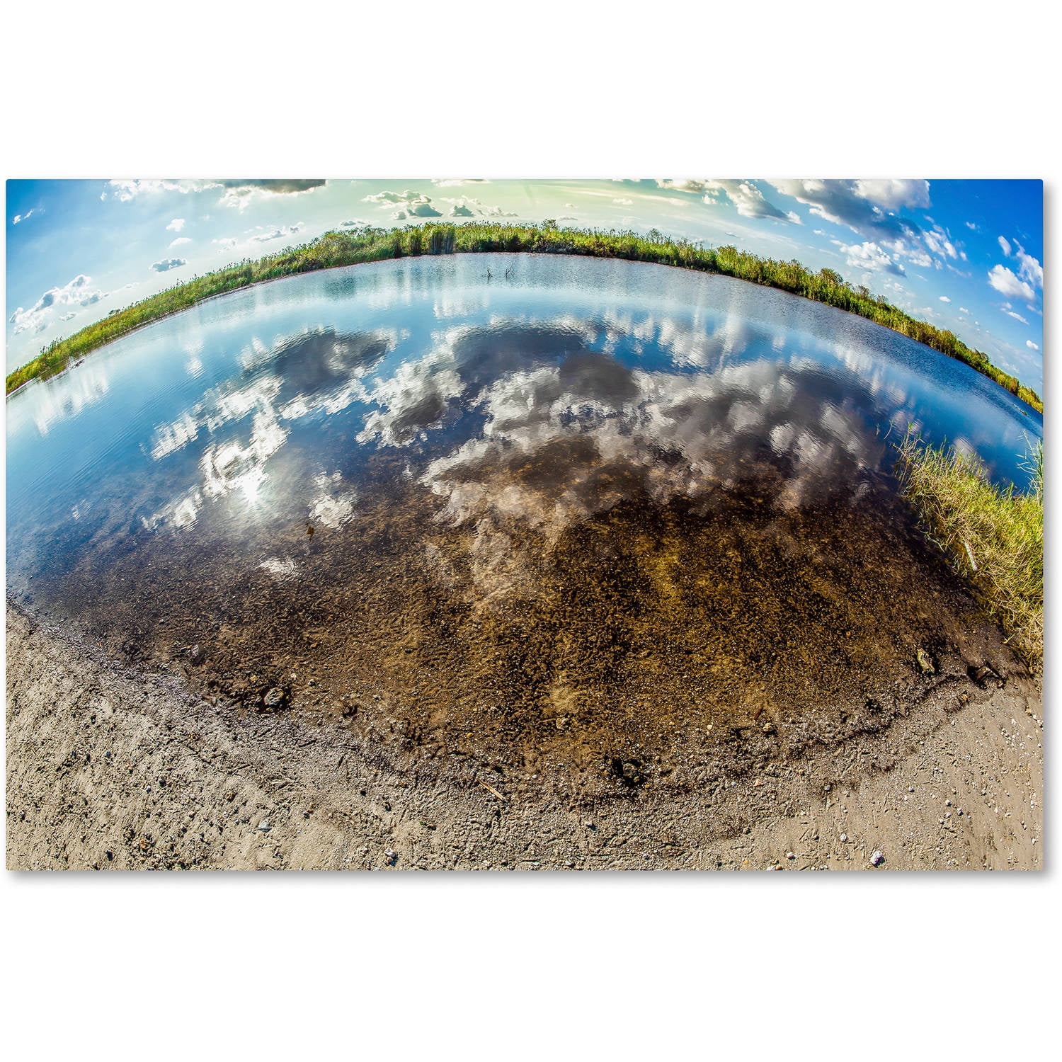 Trademark Fine Art "Earth Eyeball" Canvas Art by Yale Gurney