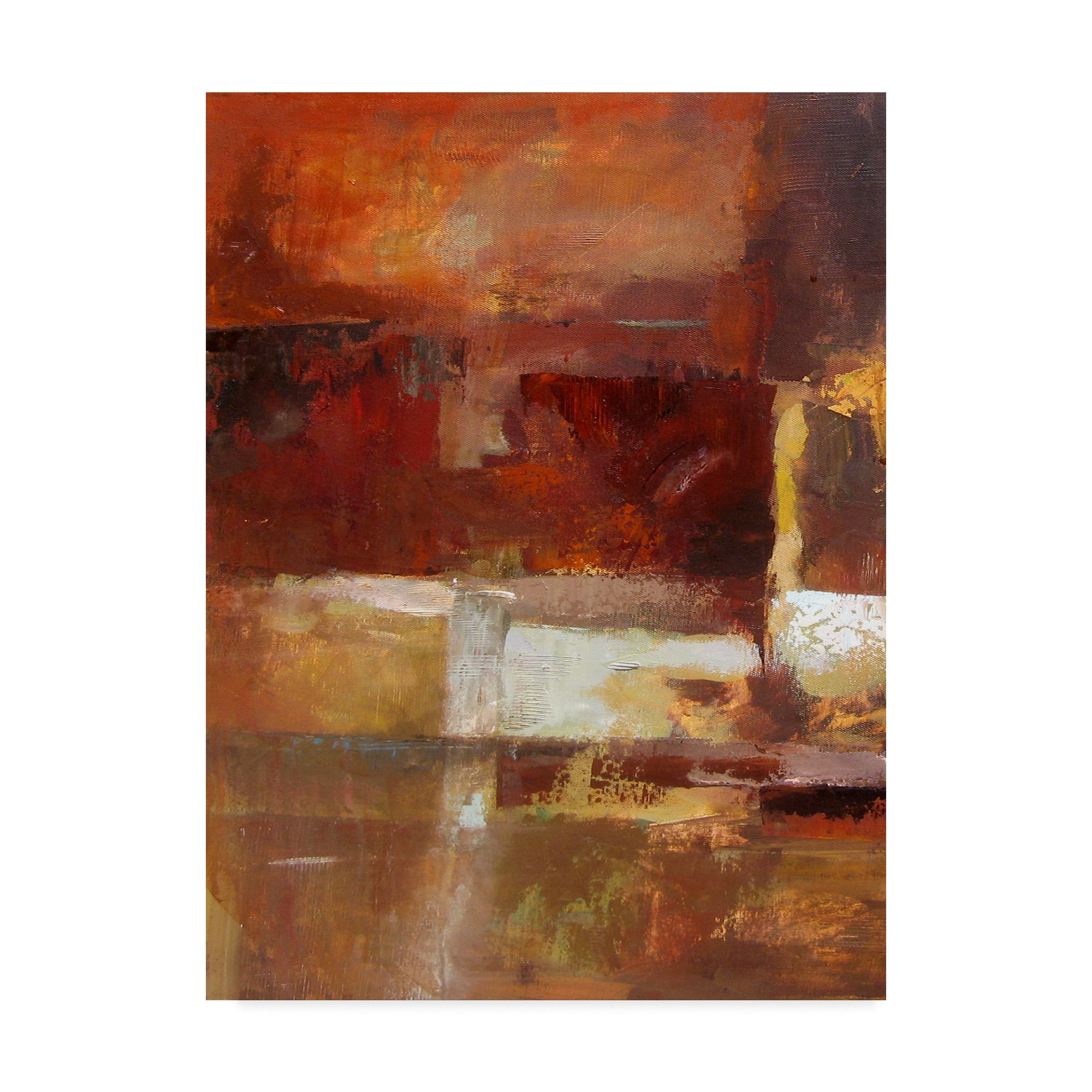 Trademark Fine Art 'Earth Tones I' Canvas Art by Marietta Cohen