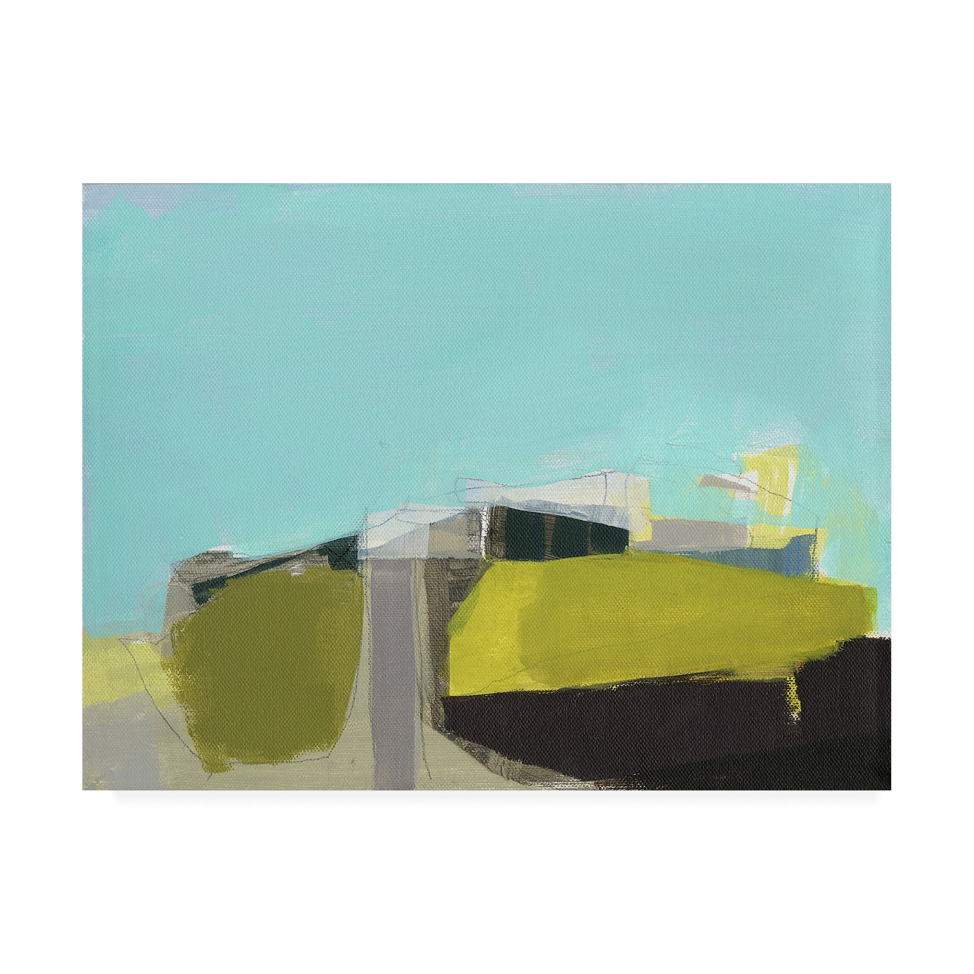 Trademark Fine Art 'East End Hill' Canvas Art by Amanda Hawkin