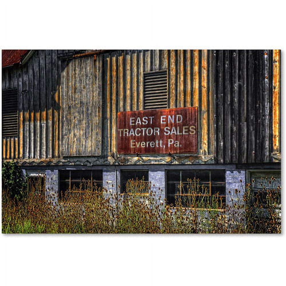 Trademark Fine Art "East End Tractor Sales" Canvas Art by Lois Bryan