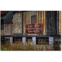 Trademark Fine Art "East End Tractor Sales" Canvas Art by Lois Bryan