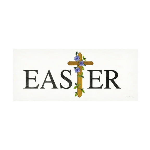 Trademark Fine Art 'Easter Blessing Saying VI' Canvas Art by Kathleen Parr McKenna