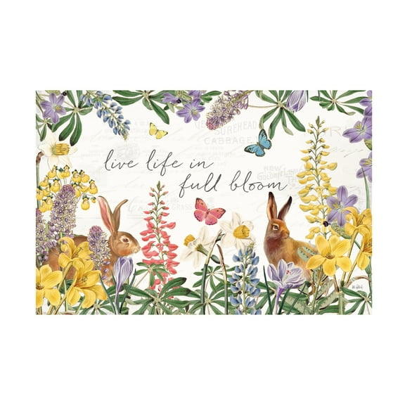 Trademark Fine Art 'Easter Garden I' Canvas Art by Katie Pertiet
