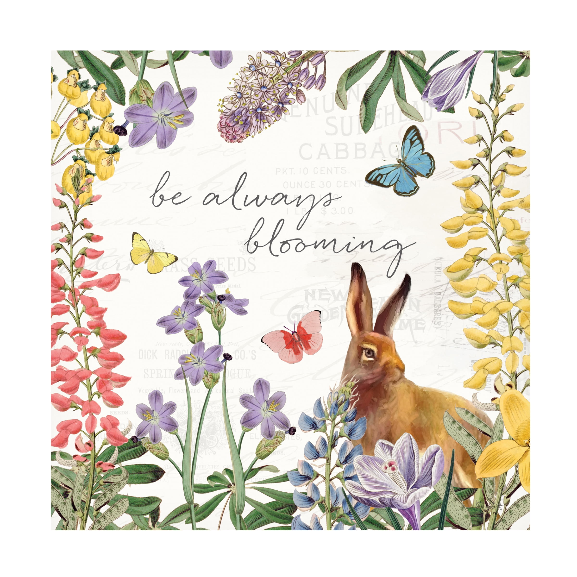 Trademark Fine Art 'Easter Garden III' Canvas Art by Katie Pertiet
