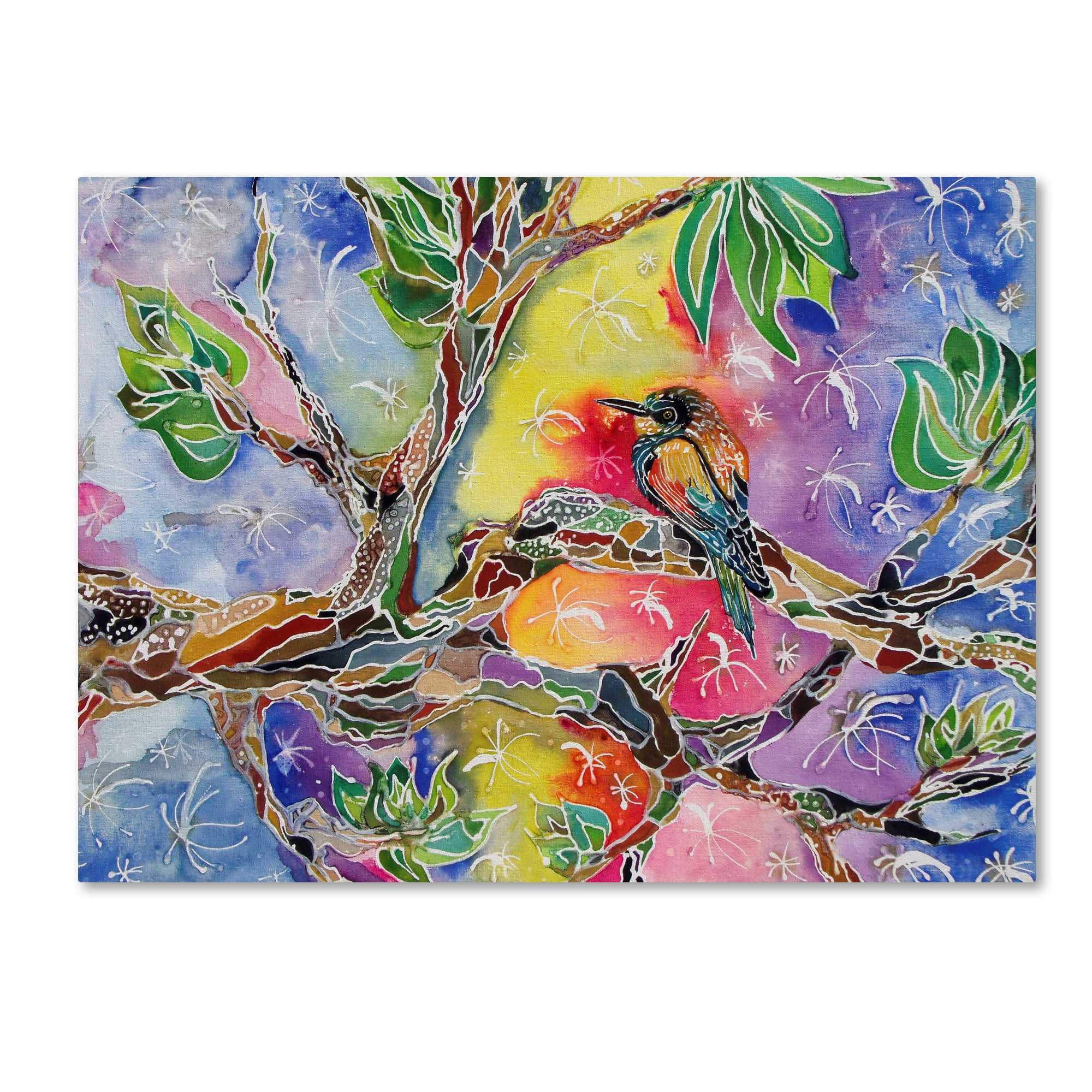Trademark Fine Art 'Easy On Sunday Morning' Canvas Art by Lauren Moss