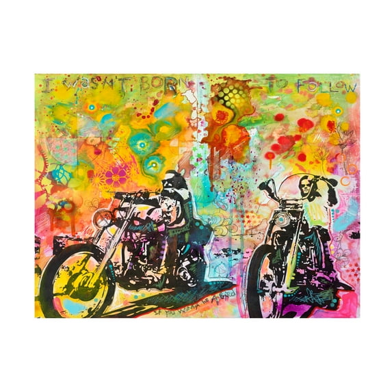Trademark Fine Art Dean Russo Easy Rider Canvas Wall Art - 14x19