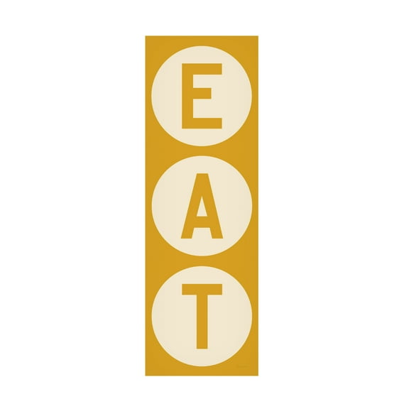 Trademark Fine Art 'Eat' Canvas Art by Ryan Fowler
