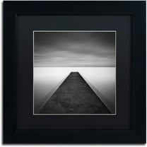 Trademark Fine Art "Edge Of Reality" Canvas Art by Dave MacVicar, Black Matte, Black Frame