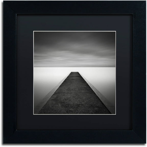 Trademark Fine Art "Edge Of Reality" Canvas Art by Dave MacVicar, Black Matte, Black Frame