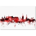 thumbnail image 1 of Trademark Fine Art "Edinburgh Skyline Red 2" Canvas Art by Michael Tompsett, 1 of 3