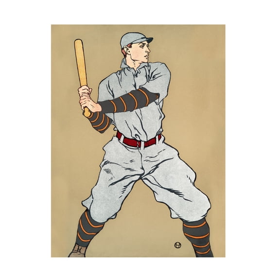Trademark Fine Art Edward Penfield Penfield Vintage Sports Illustrations IV Canvas Wall Art