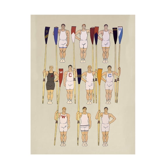 Trademark Fine Art Edward Penfield Penfield Vintage Sports Illustrations VI Canvas Wall Art