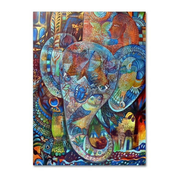 Trademark Fine Art 'Egypt' Canvas Art by Oxana Ziaka