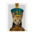 thumbnail image 1 of Trademark Fine Art 'Egyptian Queen Cat' Canvas Art by Fab Funky, 1 of 3