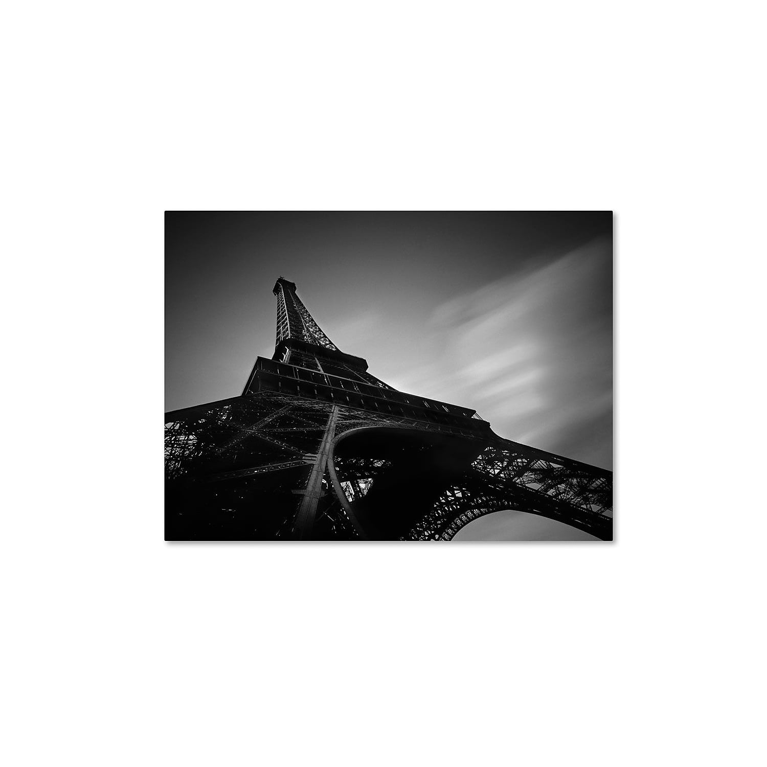 Trademark Fine Art "Eiffel 1" Canvas Art by Moises Levy