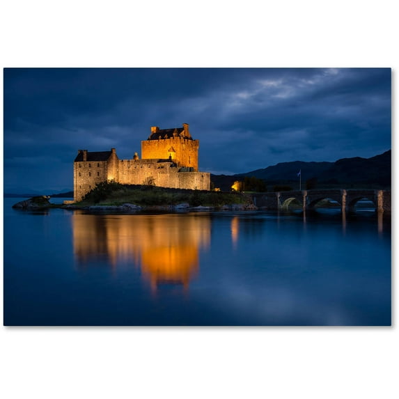 Trademark Fine Art "Eilean Donan Castle" Canvas Art by Michael Blanchette Photography